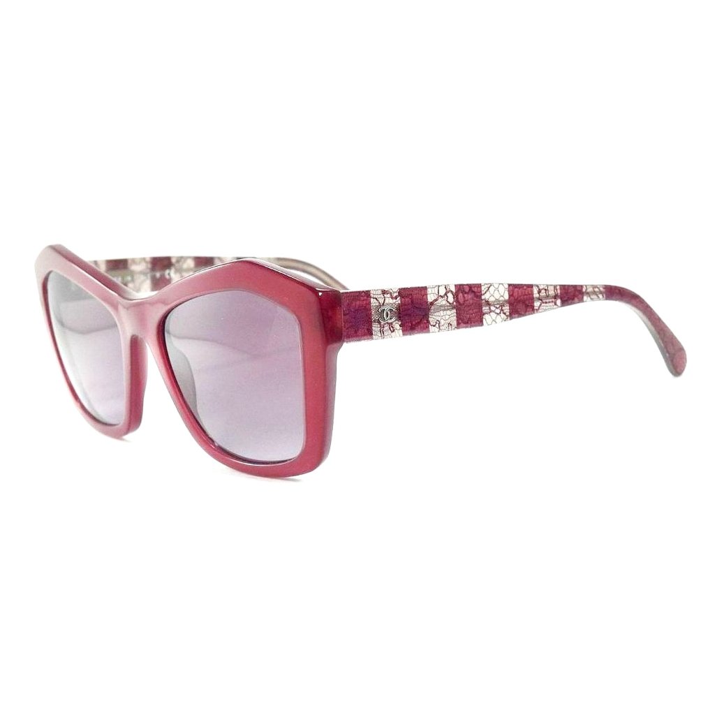 Chanel 5296 C1485/S1 Violet/Purple Lace /Burgundy Gradient